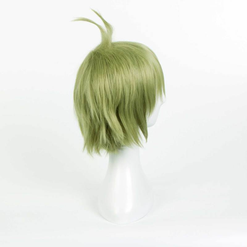Anime Danganronpa V3 Amami Rantarou Green Cosplay Wig