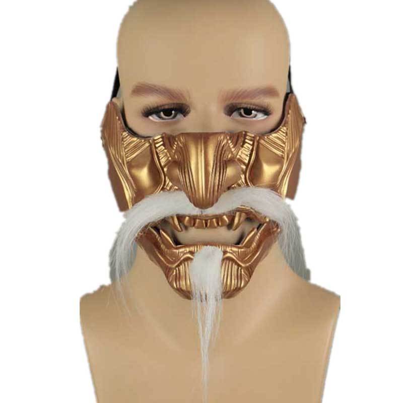 Ghost Of Tsushima Mask Sakai Samurai Cosplay Half Face Mask 