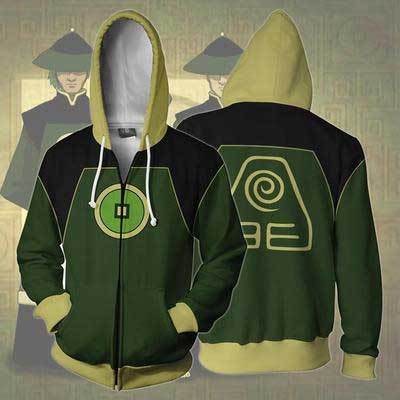 Anime Avatar The Last Airbender Katara Sokka Aang Jacket Fire Nation Hoodies