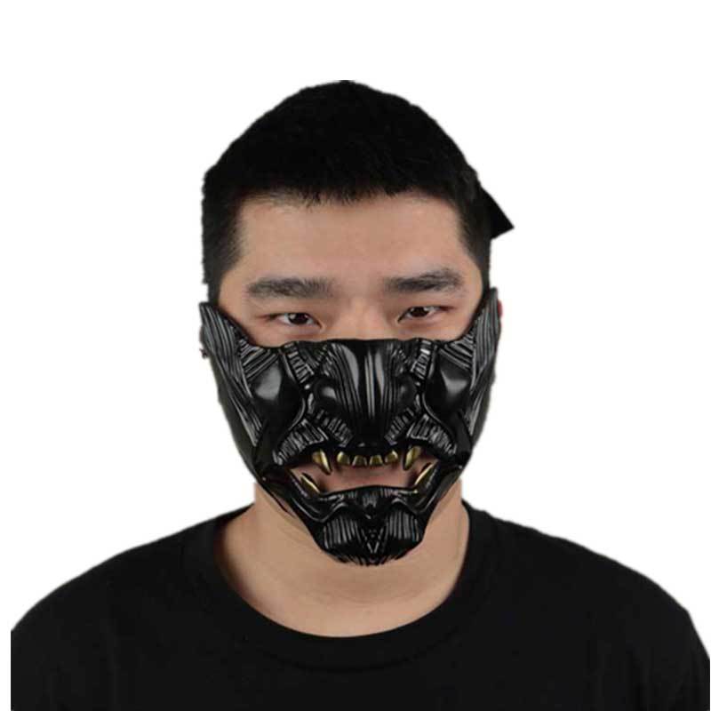 Ghost of Tsushima Mask Sakai Samurai Cosplay Half Face Mask