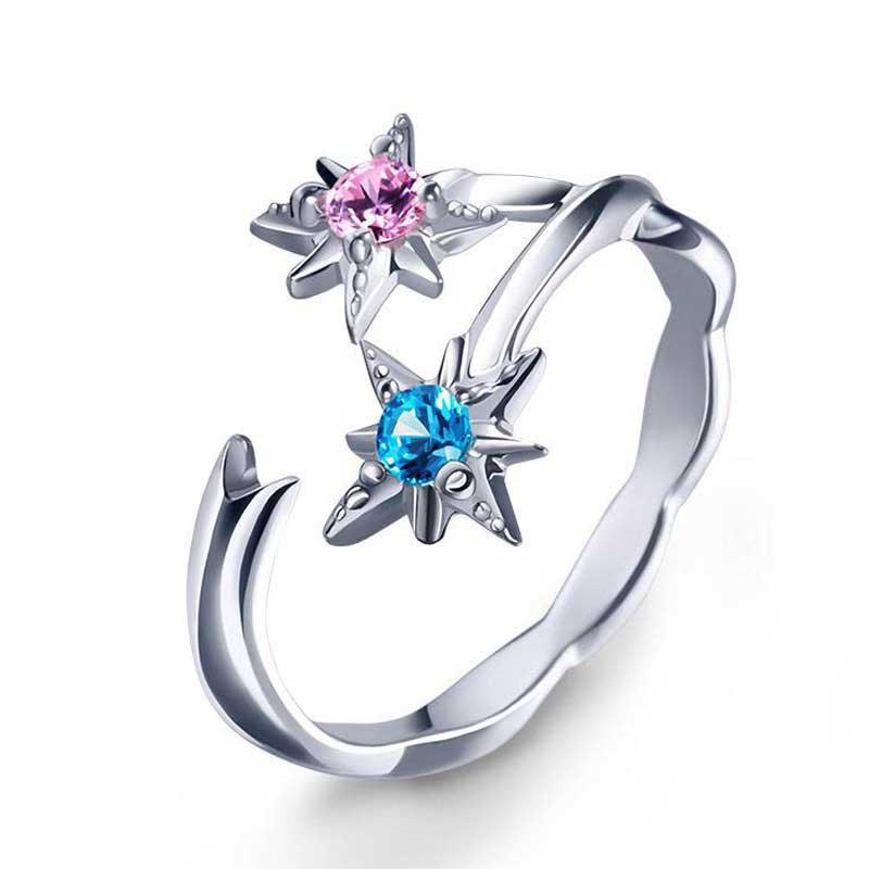 Anime Your Name Kimi No Na Wa Miyamizu Mitsuha Ring With Rhinestone Gift Jewelry-Takerlama