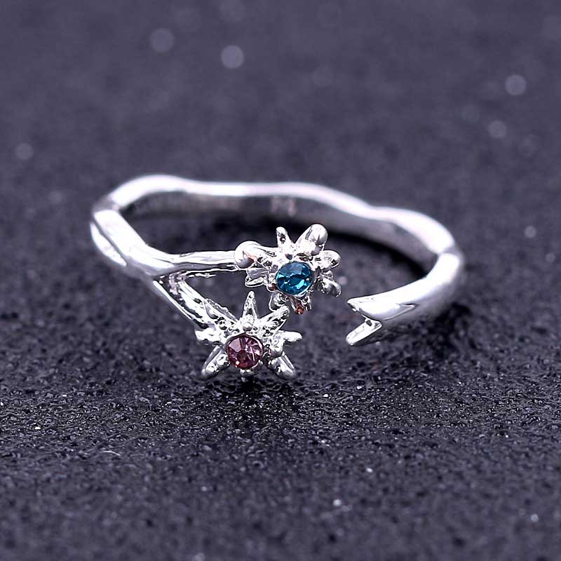 Anime Your Name Kimi No Na Wa Miyamizu Mitsuha Ring With Rhinestone Gift Jewelry-Takerlama