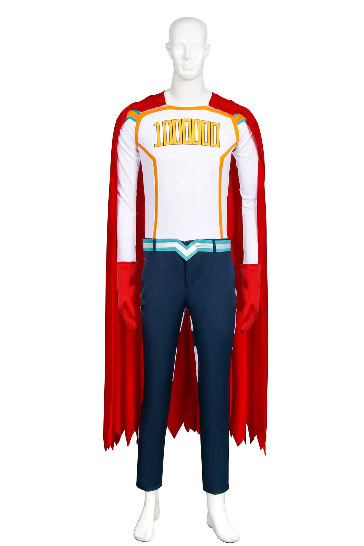 My Hero Academia Season 4 Mirio Togata Costume MHA OFA Le Million Big 3 Cosplay Jumpsuit Cloak-Takerlama