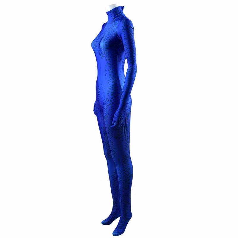 Mystique Cosplay Costume X-Men Apocalypse 3D Print Jumpsuit Kids Women Men-Takerlama