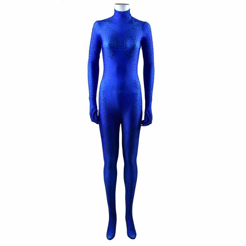 Mystique Cosplay Costume X-Men Apocalypse 3D Print Jumpsuit Kids Women Men-Takerlama