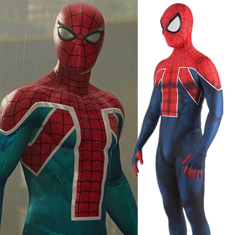 Spider-UK Spiderman Halloween Cosplay Costume