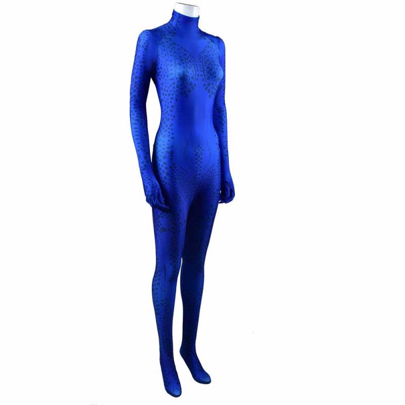 Mystique Cosplay Costume X-Men Apocalypse 3D Print Jumpsuit Kids Women Men-Takerlama