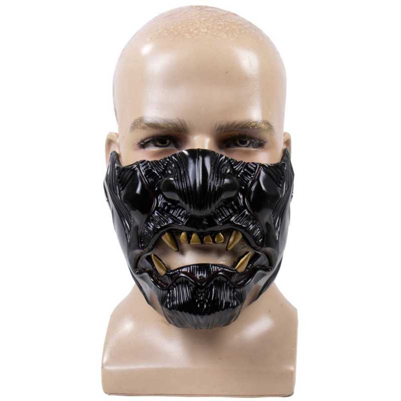 Ghost of Tsushima Style Face Mask Jin Sakai  Halloween Cosplay Game Accessory Prop