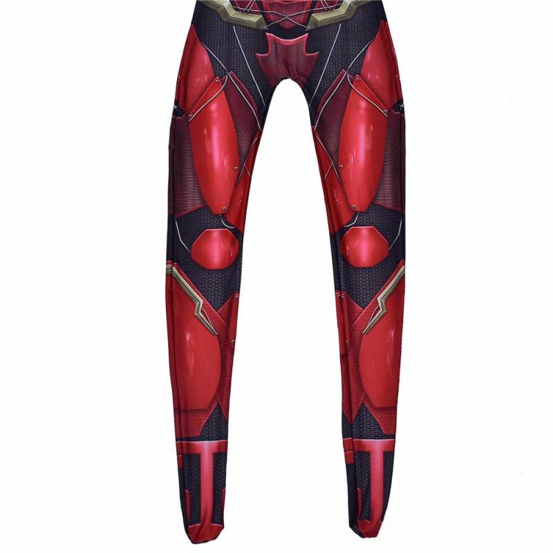 The Flash Costume Justice League Superhero Barry Allen Cosplay Zentai Suit