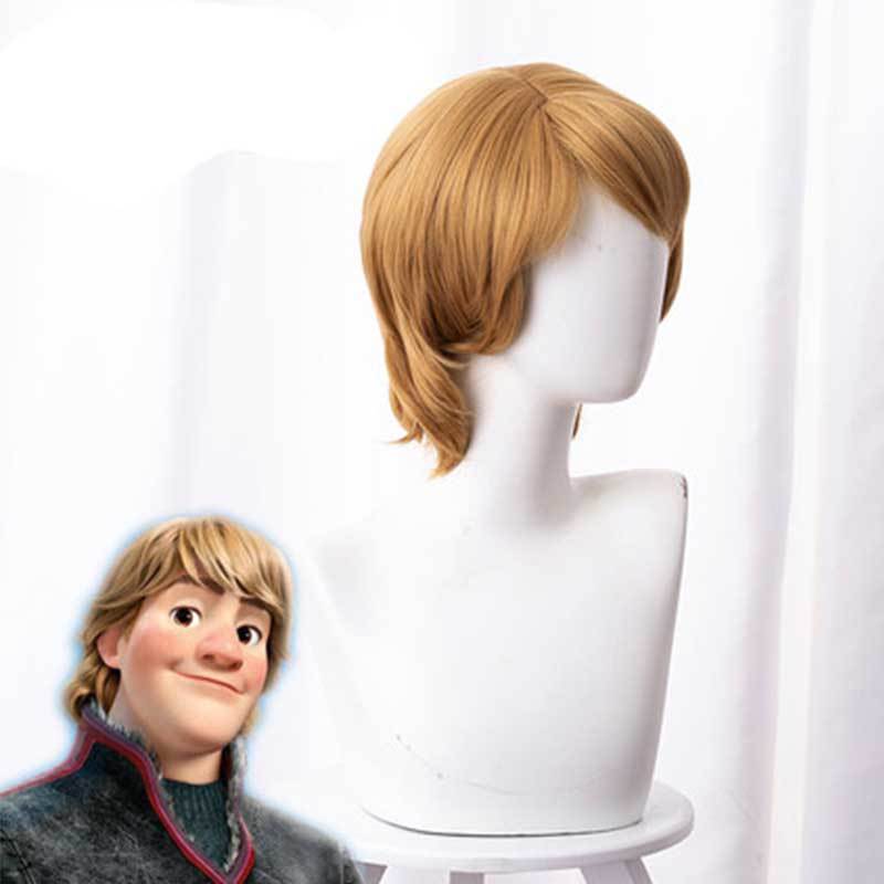 Disney Movie Frozen 2 Kristoff Cosplay Wig With Cap