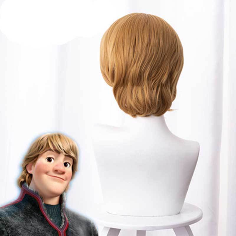 Disney Movie Frozen 2 Kristoff Cosplay Wig With Cap