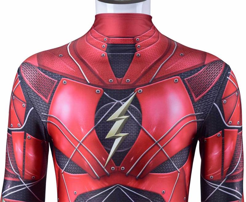 The Flash Costume Justice League Superhero Barry Allen Cosplay Zentai Suit