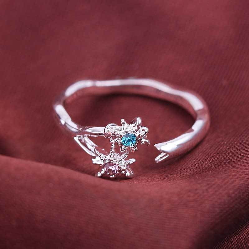 Anime Your Name Miyamizu Mitsuha Ring With Rhinestone