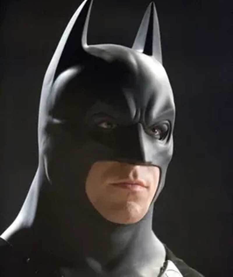 Adult Dark Knight Batman Half Face Hallowen Cosplay Mask