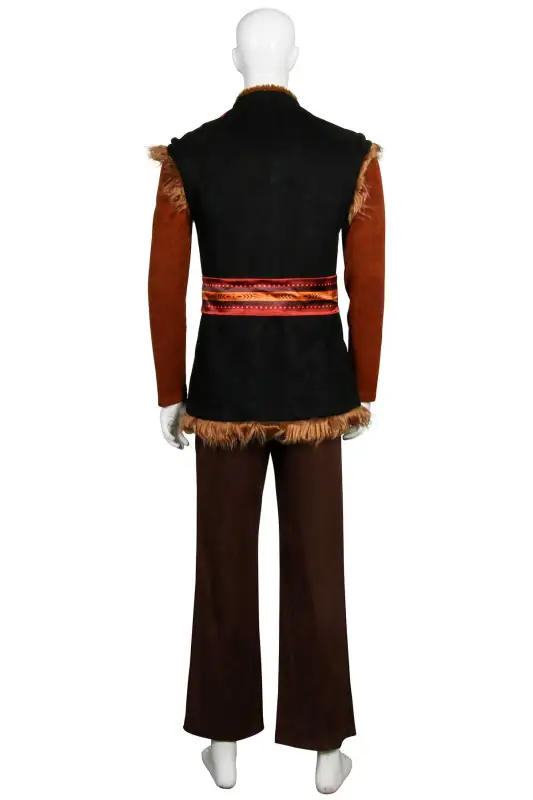 Disney Frozen 2 Kristoff Costume Halloween Cosplay Outfits Adult Men