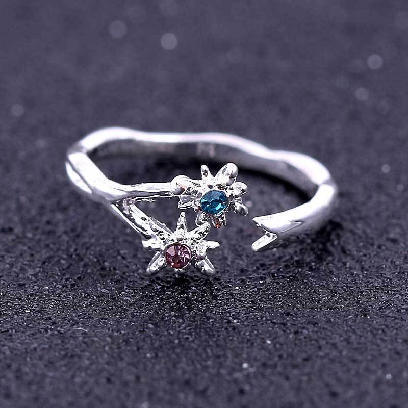 Anime Your Name Miyamizu Mitsuha Ring With Rhinestone