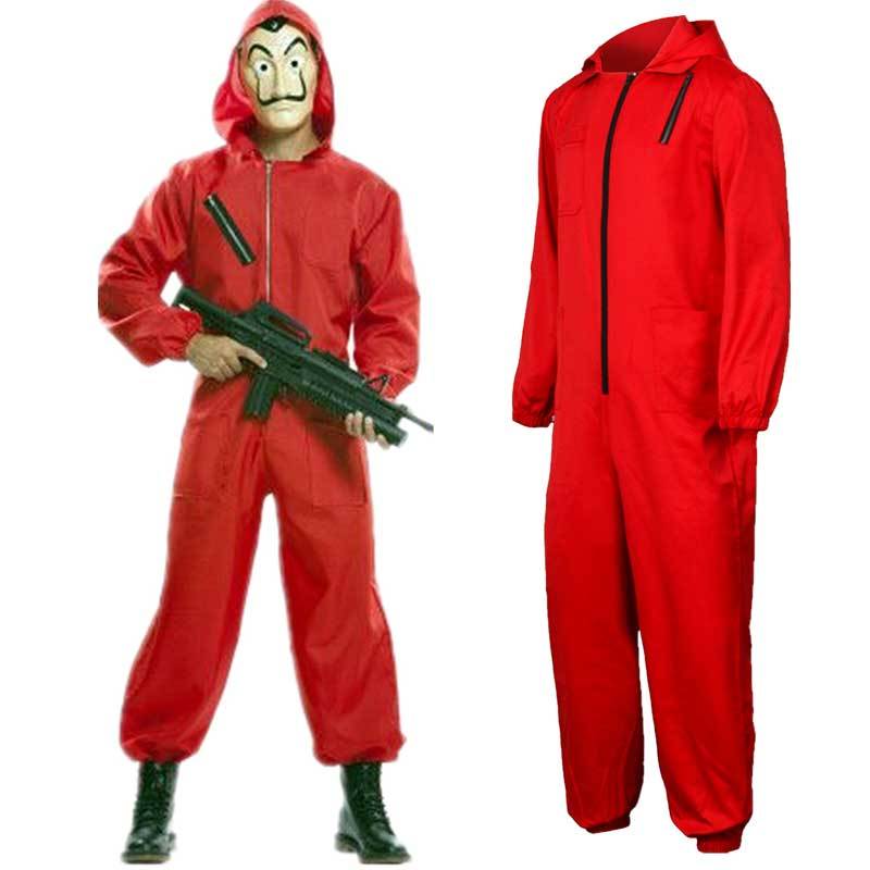 La Casa De Papel Season 3 Dali Halloween Costume Money Heist Cosplay Jumpsuit S L XL In Stock