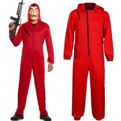 La Casa De Papel Season 3 Dali Halloween Costume Money Heist Cosplay Jumpsuit S L XL In Stock