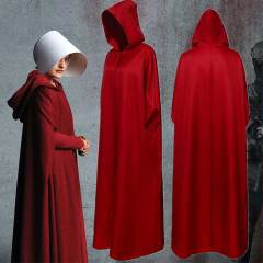 The Handmaid's Tale Offred Halloween Cosplay Costume Cloak (Ready to ship) Takerlama