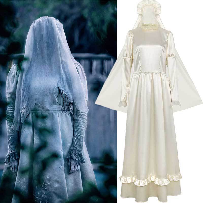 The Curse of La Llorona Long Dress Women Halloween Cosplay Costume