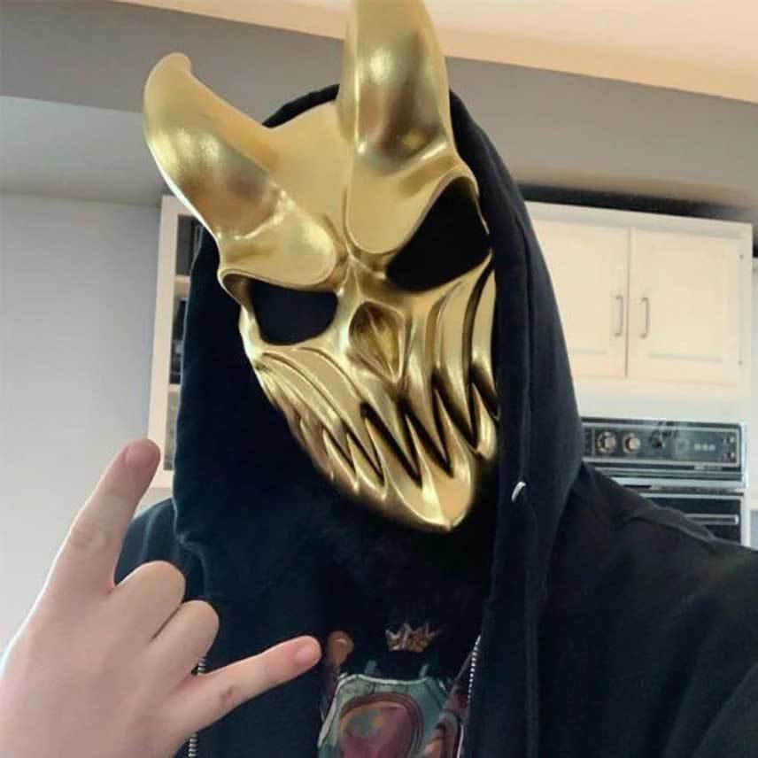 Slaughter to Prevail Alex Demon's Mask Demolisher Halloween Cosplay Accessory