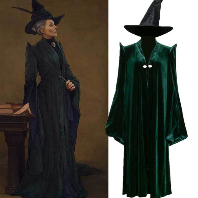 Professor Minerva McGonagall Witch Costume Harry Potter Halloween — free download