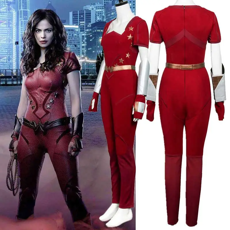 Titans Season 2 Superheroine Donna Troy Troia Halloween Cosplay Costume  Jumpsuit Justice League DC Wonder Girl Uniform Jumpsuit-Takerlama