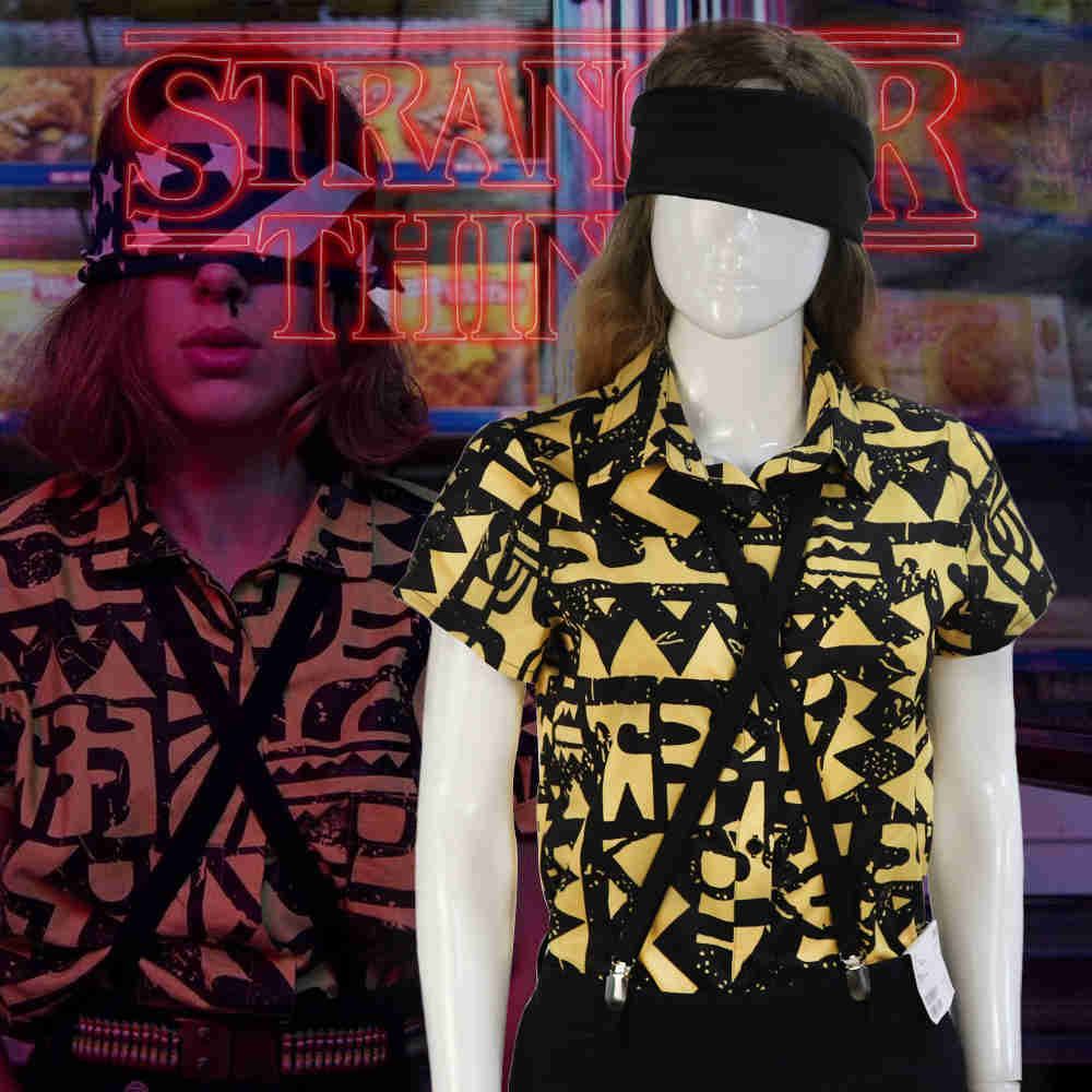 Eleven Battle Yellow Cosplay Shirt Stranger Things Season 3