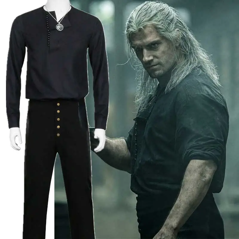 Geralt of Rivia Cosplay Costume The Witcher Season 1 (In Stock) Takerlama