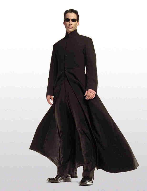 Matrix Neo Black Trench Coat The One Superhero Halloween Cosplay Costume (ready to ship)