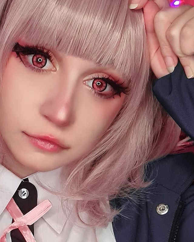 Anime Danganronpa V3 Nanami ChiaKi Cosplay Wig Killing Harmony Costume Props