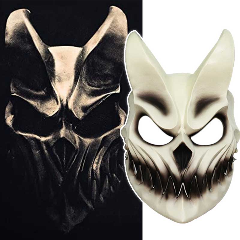 Slaughter to Prevail Mask with Movable Mouth Kid of Darkness Demolisher PVS Full Face Mask Cosplay Halloween Party Props