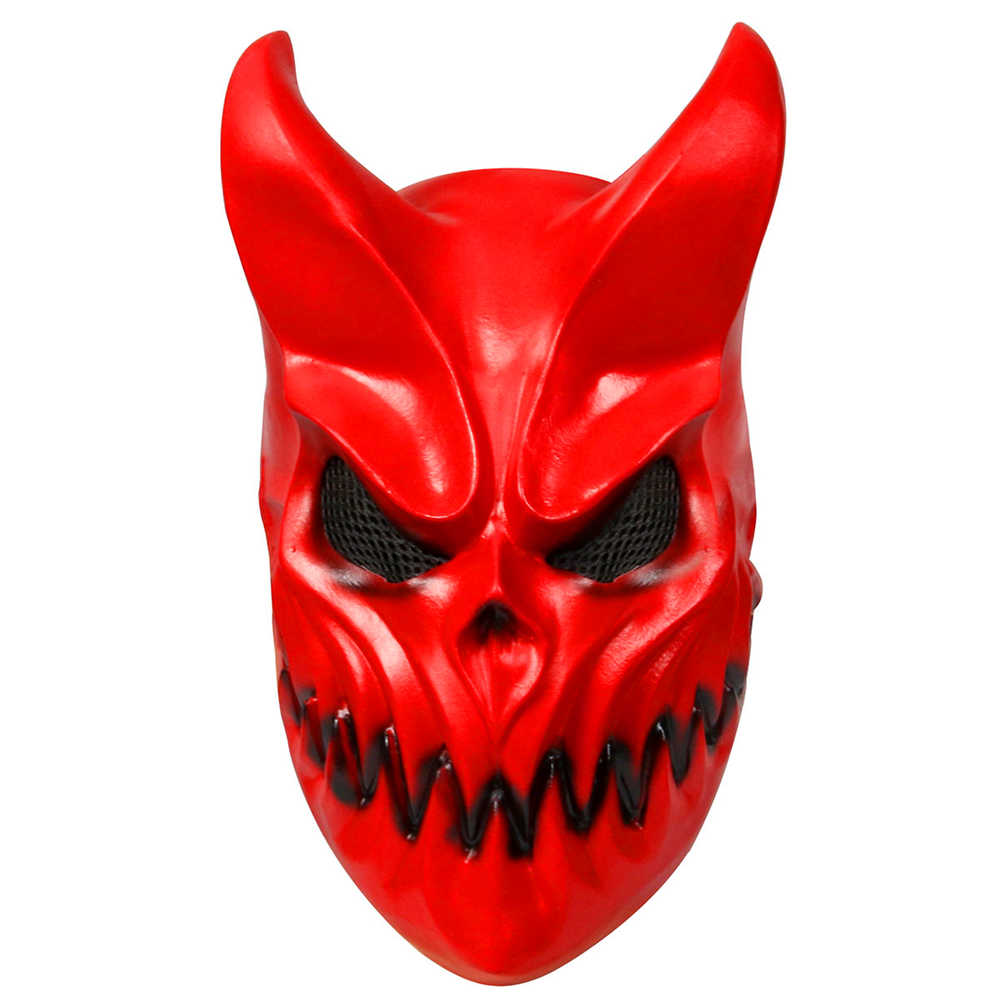 Slaughter to Prevail Demon's Halloween Demolisher Mask Alex Demolisher Deathcore Band Kid of Darkness Masquerade Cosplay Accessory Gift-Takerlama