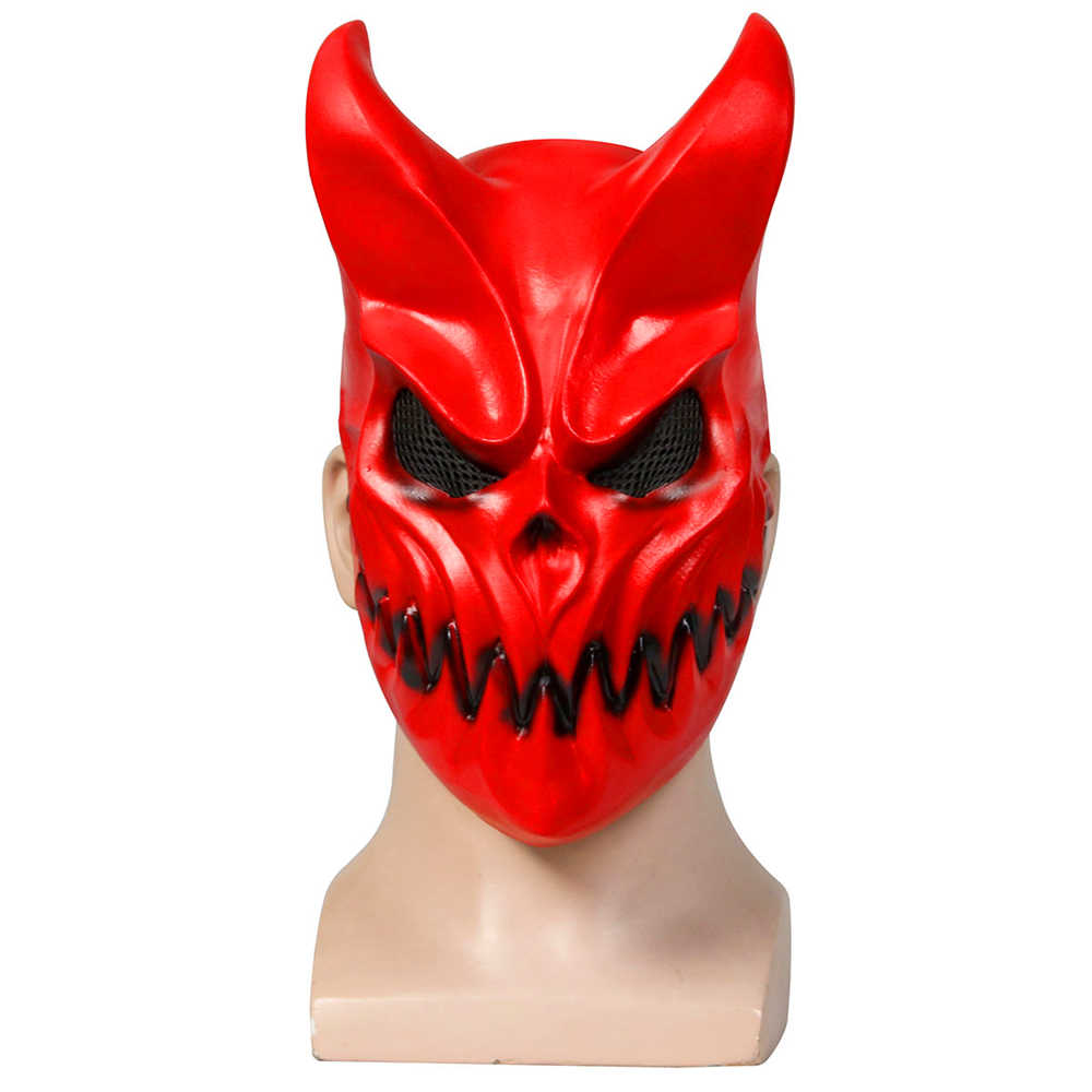 Slaughter to Prevail Demon's Halloween Demolisher Mask Alex Demolisher Deathcore Band Kid of Darkness Masquerade Cosplay Accessory Gift-Takerlama