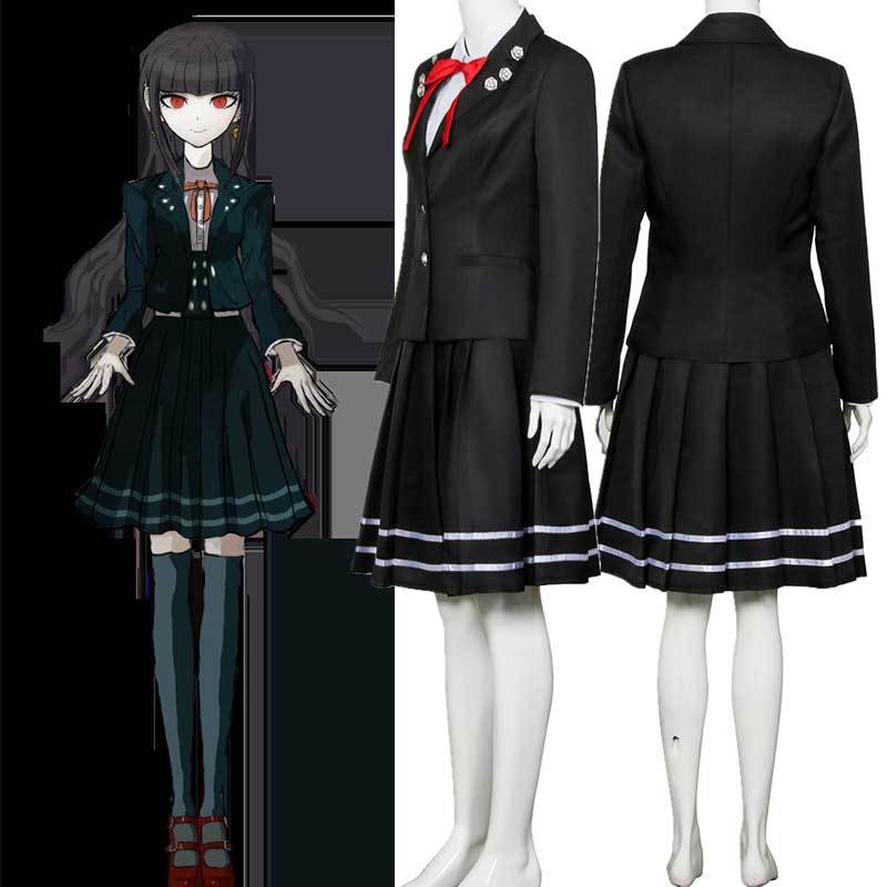 Danganronpa V3 Shirogane Tsumugi Cosplay Costume School Uniform