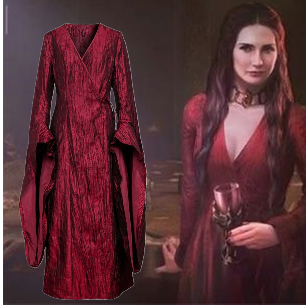 Game of Thrones Melisandre Cosplay Costume Season 8 The Final Season In Stock Takerlama