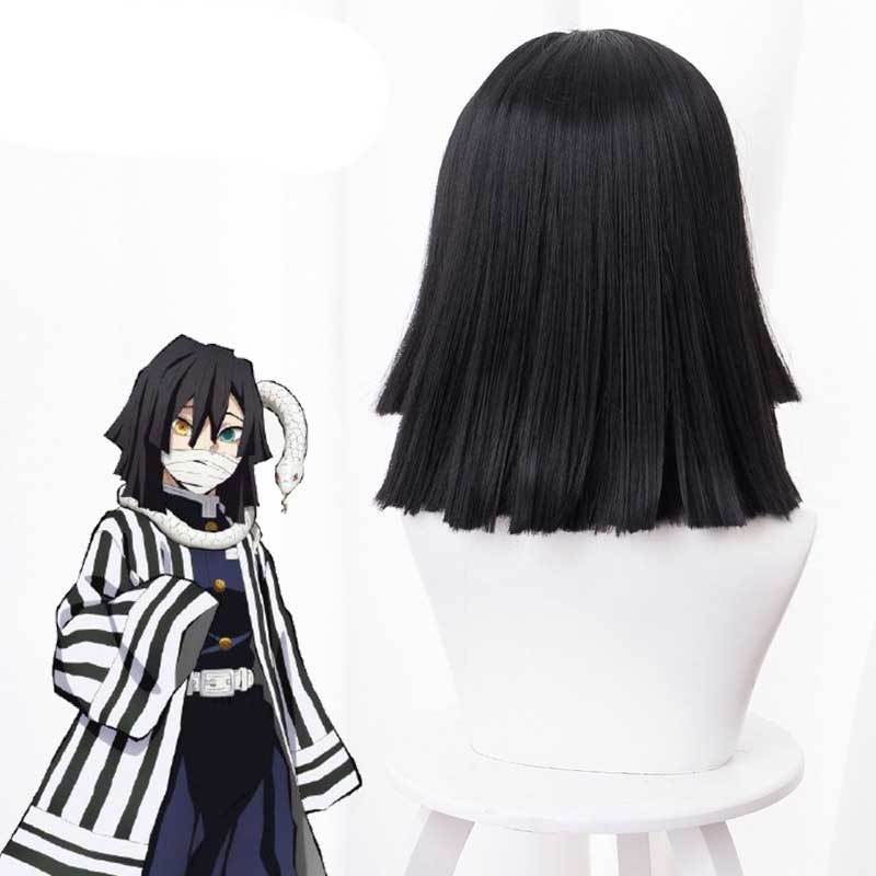 Anime Demon Slayer: Kimetsu no Yaiba Iguro Obanai Cosplay Wigs