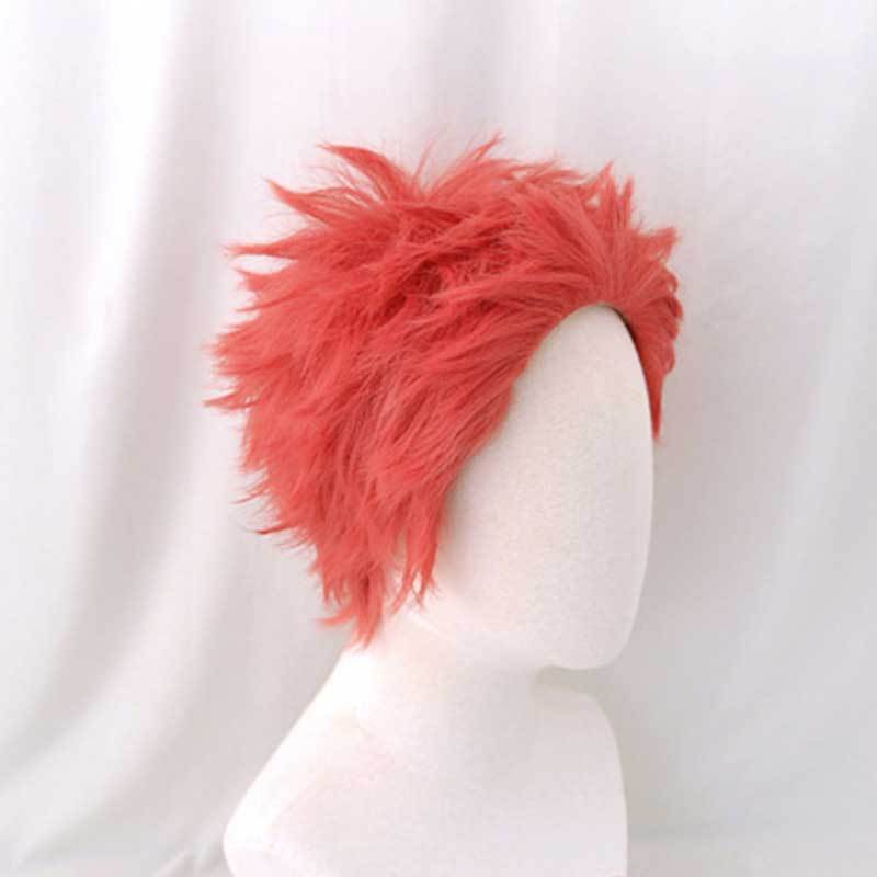 Akaza Short Red Cospaly Wig Anime Demon Slayer Kimetsu no Yaiba