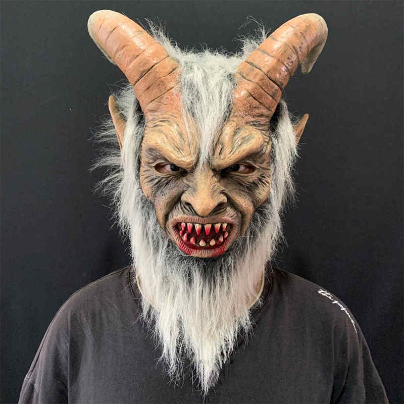 Scary Lucifer Demon Masks For Halloween Party In Stock Takerlama