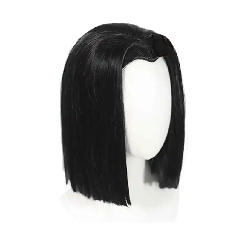 Demon Slayer: Kimetsu No Yaiba Ubuyashiki Kagaya Black Cosplay Wig