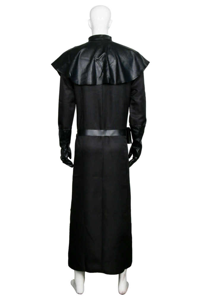 Plague Doctor Halloween Cosplay Costume Medieval Steampunk Black Robe Adult (ready to ship)