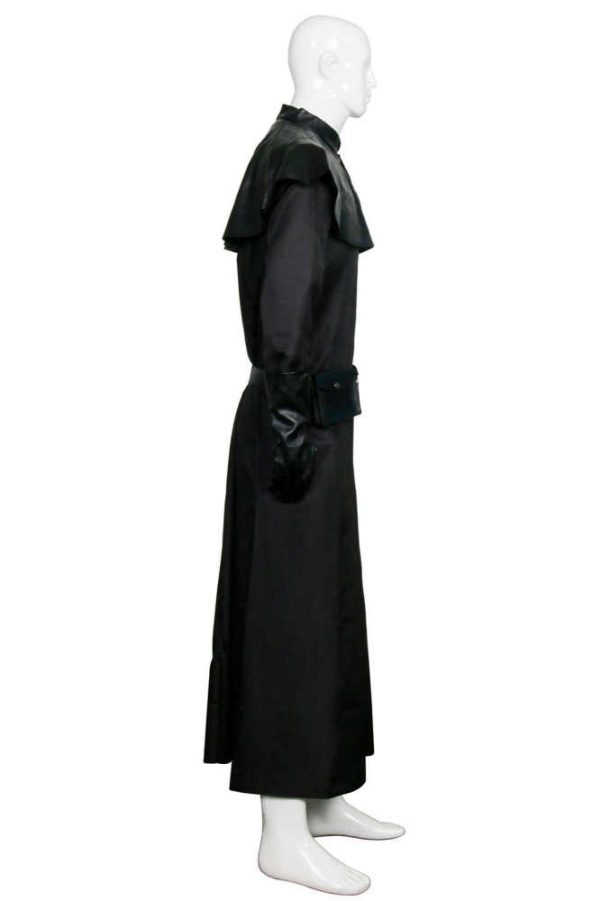 Plague Doctor Halloween Cosplay Costume Medieval Steampunk Black Robe Adult (ready to ship)