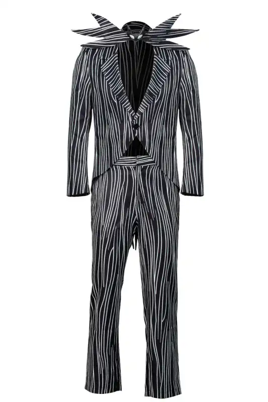 Adult Jack Skellington Pumpkin King Halloween Costume Plus Size The Nightmare Before Christmas (Ready To Ship) Takerlama