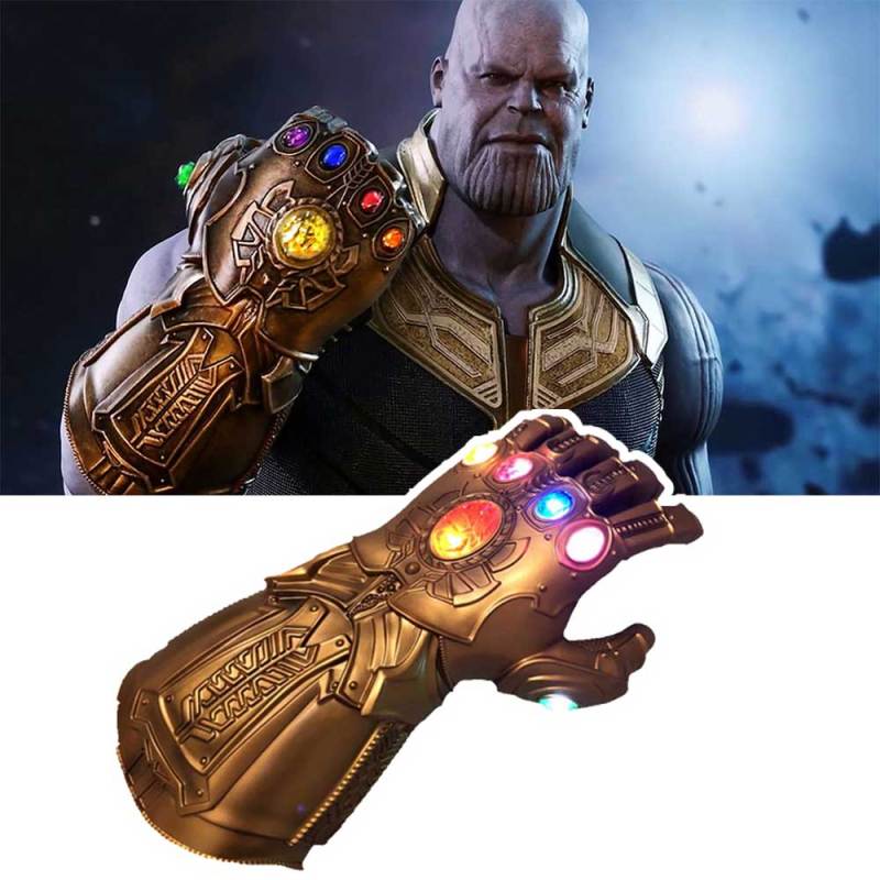 Avengers Infinity War Thanos Led Gauntlet Gloves Adult Kids Halloween Gift In Stock Takerlama