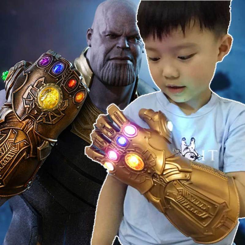 Avengers Infinity War Thanos Led Gauntlet Gloves Adult Kids Halloween Gift In Stock Takerlama