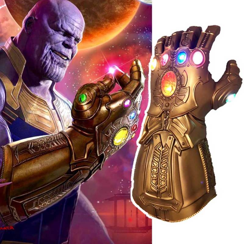 Avengers Infinity War Thanos Led Gauntlet Gloves Adult Kids Halloween Gift In Stock Takerlama