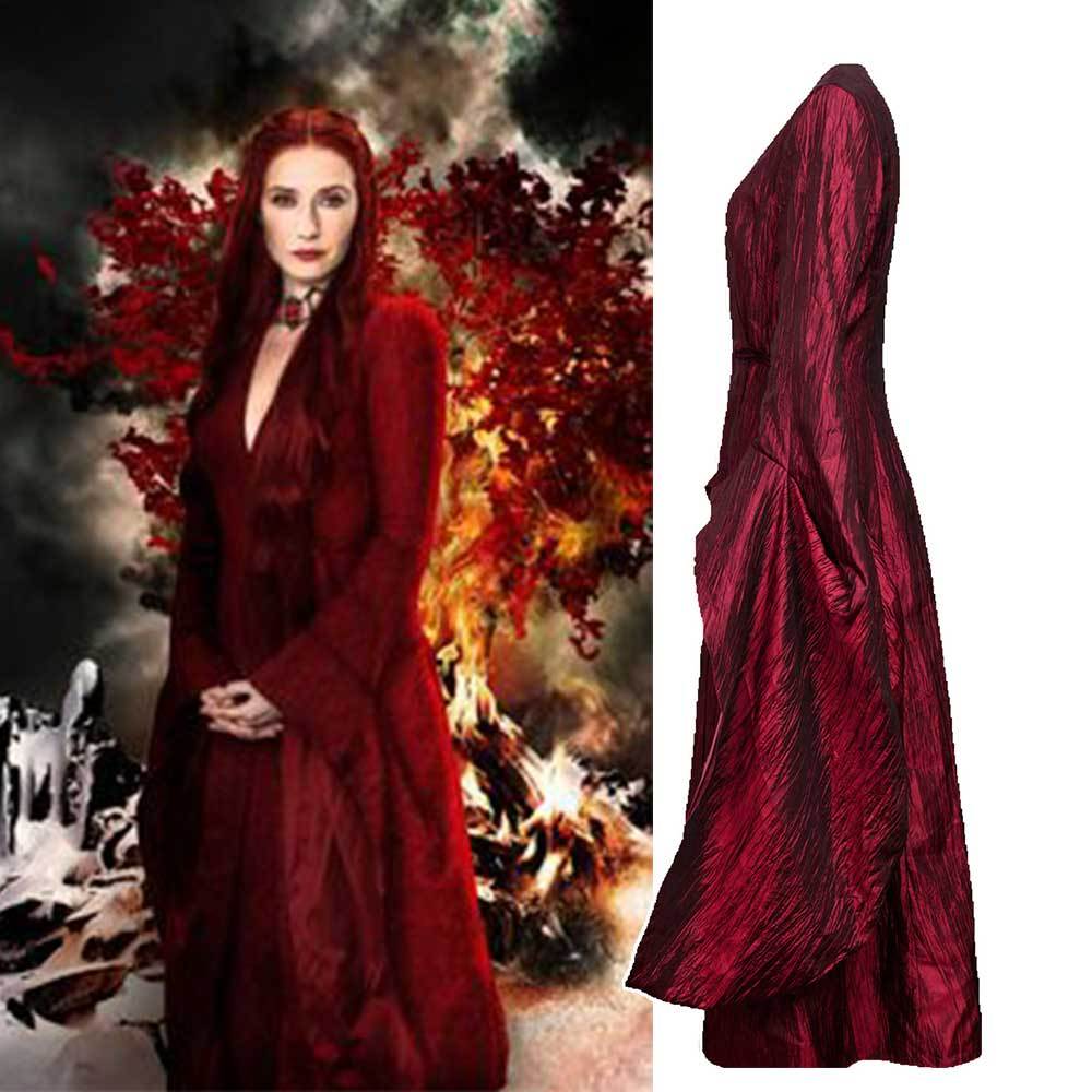 Game of Thrones Melisandre Cosplay Costume Season 8 The Final Season In Stock Takerlama