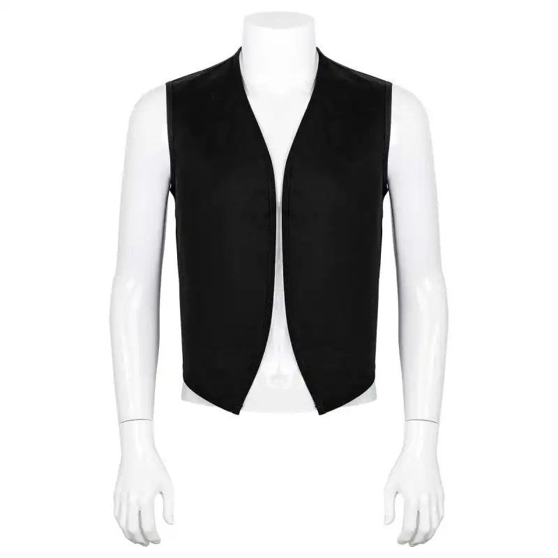 Aladdin Purple Black Vest Adult Men Cosplay Costume(Ready To Ship)