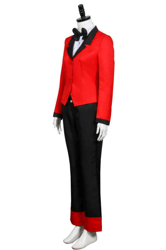 Anime Hazbin Hotel Charlie Red Cosplay Costume Charlotte Magne Uniform