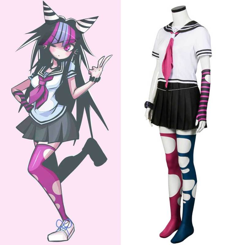 Dangan Ronpa 2: Goodbye Despair Ibuki Mioda Cosplay Costume Sailor Suits (Ready to Ship)